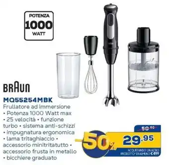 Euronics BRAUN MQ55254MBK offerta