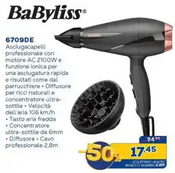 Euronics BaByliss 6709DE offerta