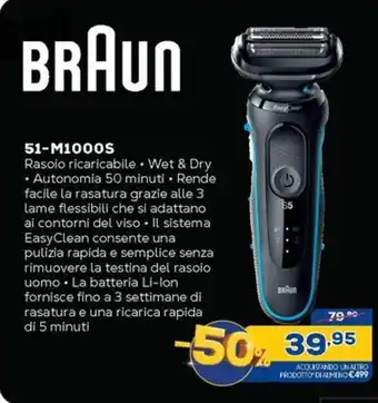 Euronics BRAUN 51 - M1000S offerta