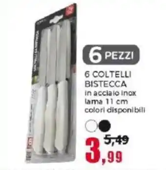 Happy Casa 6 coltelli bistecca offerta