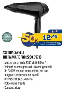 Euronics ASCIUGACAPELLI THERMACARE PRO 2200 D5710 offerta