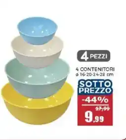 Happy Casa 4 contenitori offerta