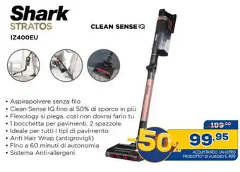 Euronics Shark STRATOS IZ400EU Clean Sense IQ offerta