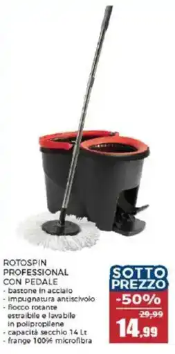 Happy Casa Rotospin professional con pedale offerta