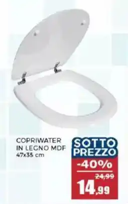 Happy Casa Copriwater in legno mdf offerta