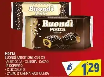 Ottimo Market Motta Buondì Farciti 258/276gr offerta