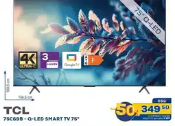 Euronics TCL 75C69B-Q-LED SMART TV 75" offerta