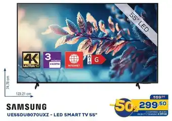 Euronics SAMSUNG UE55DU8070UXZ - LED SMART TV 55" offerta