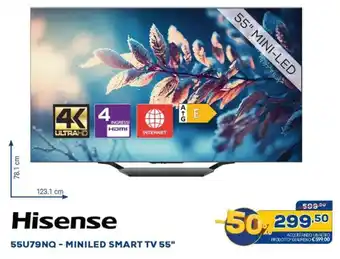 Euronics Hisense 55U79NQ - MINILED SMART TV 55" offerta