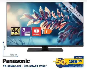 Euronics Panasonic TB-55W60AEZ - LED SMART TV 55" offerta