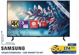 Euronics SAMSUNG UE43CU7090UXZ - LED SMART TV 43" offerta