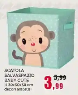 Happy Casa Scatola salvaspazio baby cute offerta