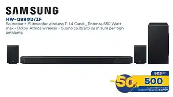 Euronics SAMSUNG HW-Q990D/ZF offerta