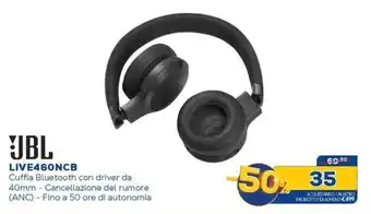 Euronics JBL LIVE460NCB offerta