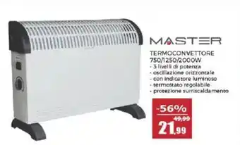 Happy Casa Master termoconvettore 750/1250/2000w offerta