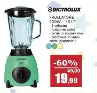 Happy Casa Dictrolux frullatore 400w offerta