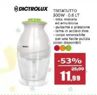 Happy Casa Dictrolux tritatutto 300w offerta