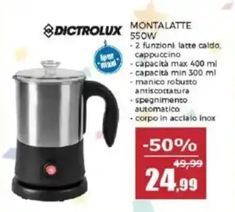 Happy Casa Dictrolux montalatte 550w offerta