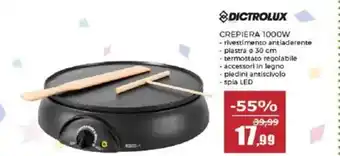 Happy Casa Dictrolux crepiera 1000w offerta