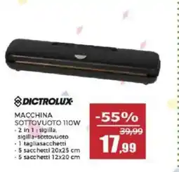 Happy Casa Dictrolux macchina sottovuoto 110w offerta