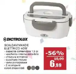 Happy Casa Dictrolux scaldavivande elettrico 40w offerta