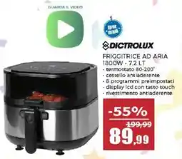 Happy Casa Dictrolux friggitrice ad aria 1800w offerta