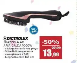 Happy Casa Dictrolux spazzola ad aria calda 1000w offerta