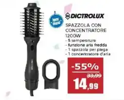 Happy Casa Dictrolux spazzola con concentratore 1200w offerta