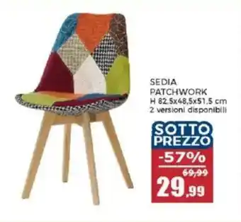 Happy Casa Sedia patchwork offerta