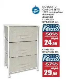 Happy Casa Mobiletto con cassetti offerta