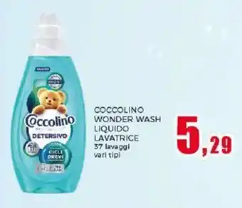 Happy Casa Coccolino wonder wash liquido lavatrice offerta