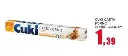 Happy Casa Cuki carta forno offerta