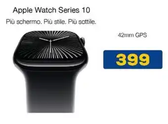 Euronics Apple Watch Series 10 Più schermo. Più stile. Più sottile. 42 mm gps offerta