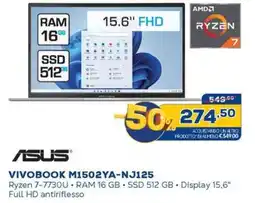 Euronics ASUS VIVOBOOK M1502YA-NJ125 offerta