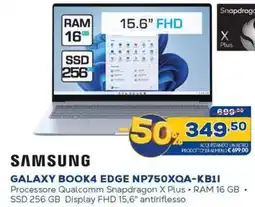 Euronics SAMSUNG GALAXY BOOK4 EDGE NP750XQA-KB1I offerta