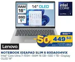 Euronics Lenovo NOTEBOOK IDEAPAD SLIM 5 83DA004VIX offerta