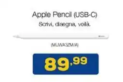 Euronics Apple pencil (usb-c) scrivi, disegna, voilà. offerta