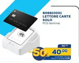 Euronics 806610001 LETTORE CARTE SOLO offerta