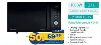 Euronics Hisense Forno Microonde + Grill offerta