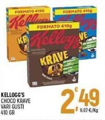 Ottimo Market Kellogg's Choco Krave vari gusti 410 gr offerta