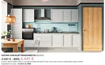 Ricci Casa Cucina con elettrodomestici elista offerta