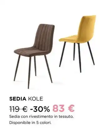 Ricci Casa Sedia kole offerta