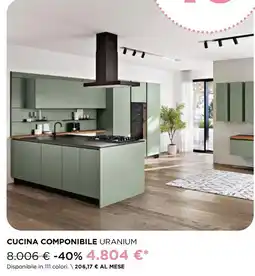 Ricci Casa Cucina componibile uranium offerta