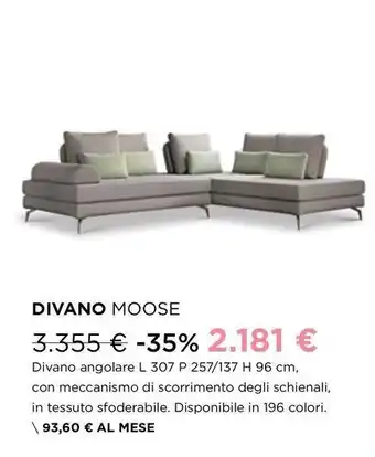 Ricci Casa Divano moose offerta