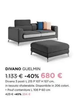 Ricci Casa Divano guelmin offerta