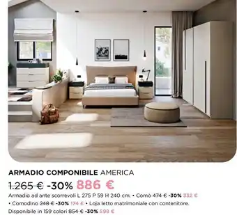 Ricci Casa Armadio componibile america offerta