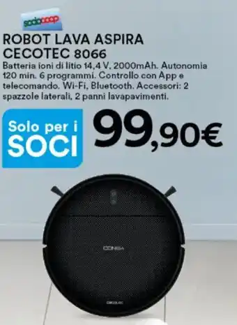 Ipercoop ROBOT LAVA ASPIRA CECOTEC 8066 offerta