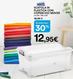 Ipercoop SCATOLA IN PLASTICA CON COPERCHIO MOVER offerta