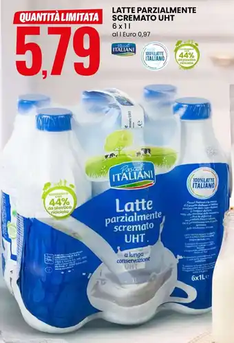 Eurospin Latte parzialmente scremato uht offerta