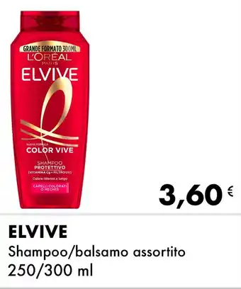 Iper Tosano ELVIVE Shampoo/balsamo assortito offerta